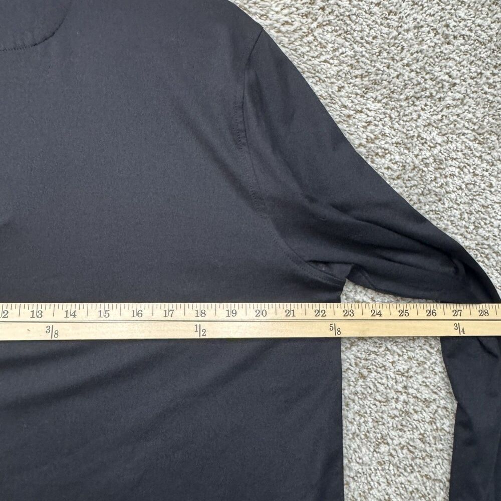 Johnston & Murphy XC4 Pullover Medium Black Performance 1/4 Zip Extreme Comfort - Picture 11 of 13